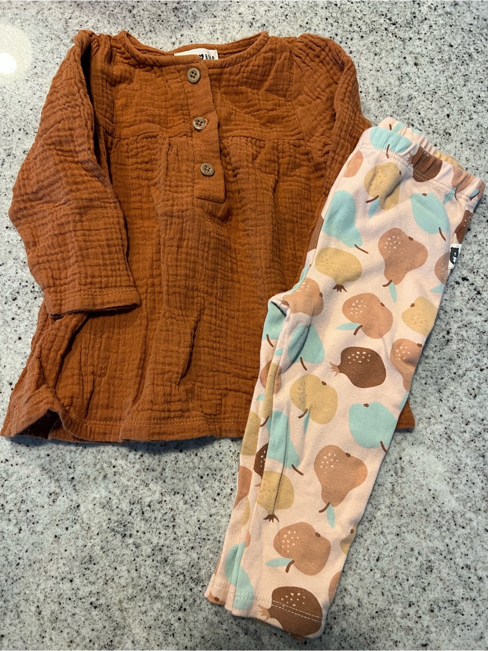 Toddler girl matching outfit set